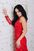 Sexy long dress Slit evening gown